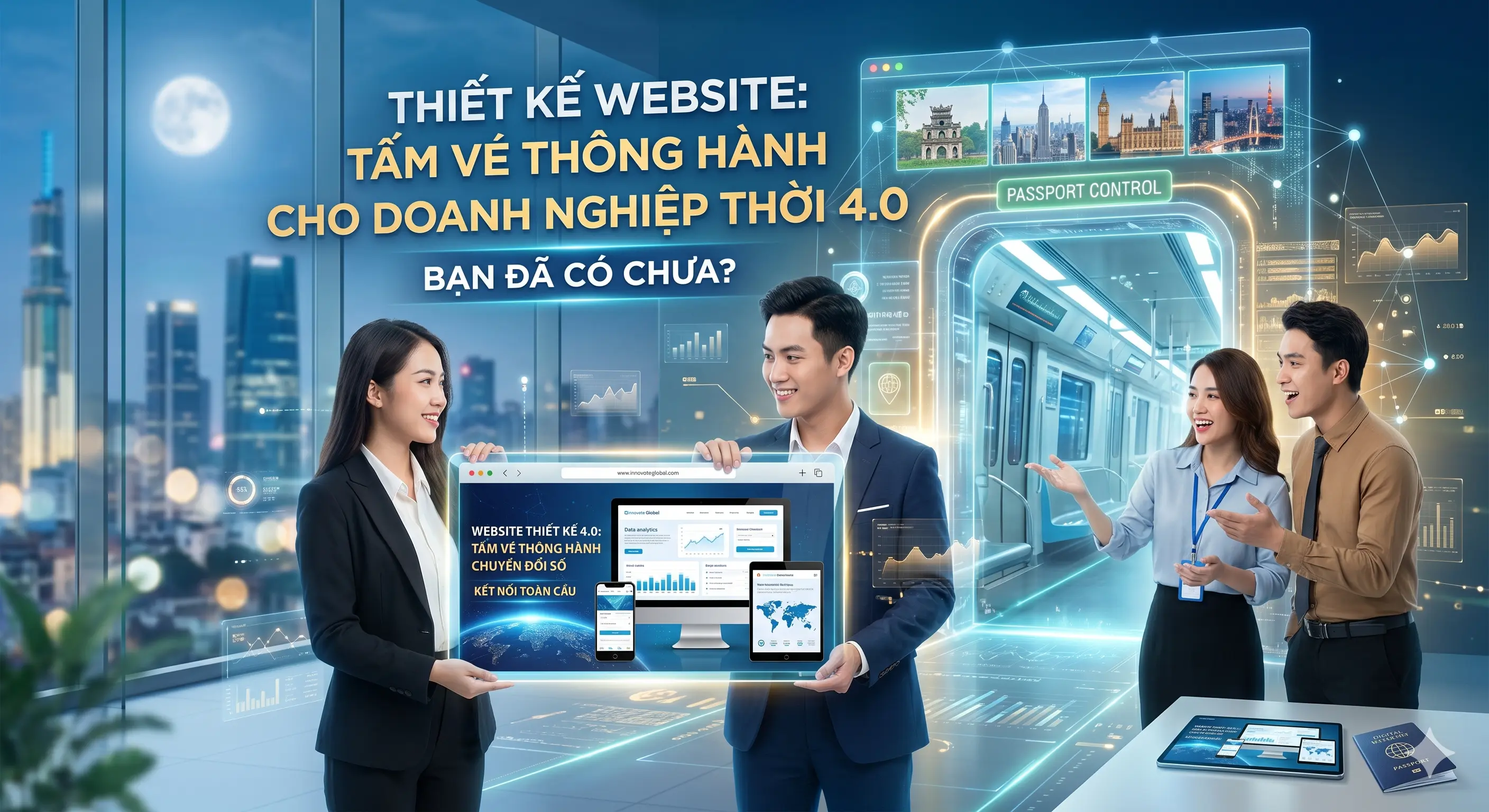 Thiết kế website: Tấm vé thông hành cho doanh nghiệp thời 4.0 – Bạn đã có chưa?
